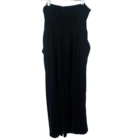 J. Crew Black Strapless Velvet Jumpsuit size 0 - Picture 9 of 14